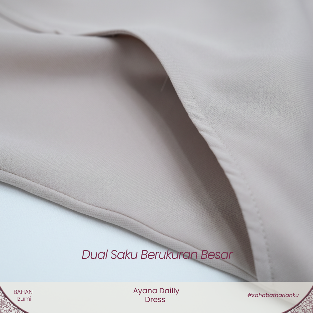 Irnanda Ayana Dress Gamis Basic Polos Wanita Muslim - Image 5